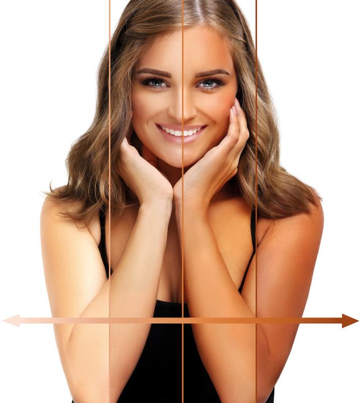 Spraytan överkropp, kom 2 personer betala för 1